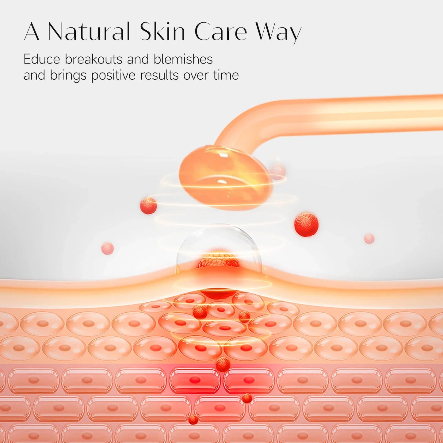 High Frequency Red Light Therapy Wand