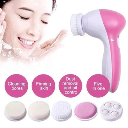 5-in-1 Electric Facial Brush & Pore Cleaner