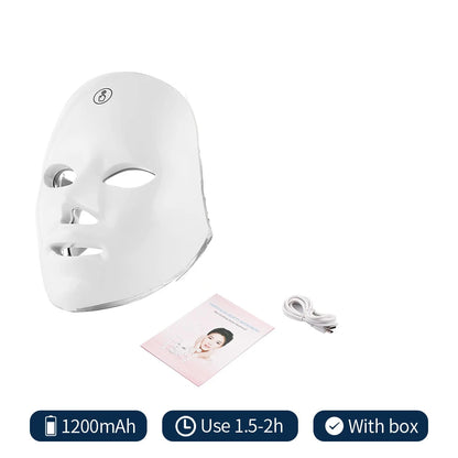 7 Colors LED Photon Facial Therapy Mask