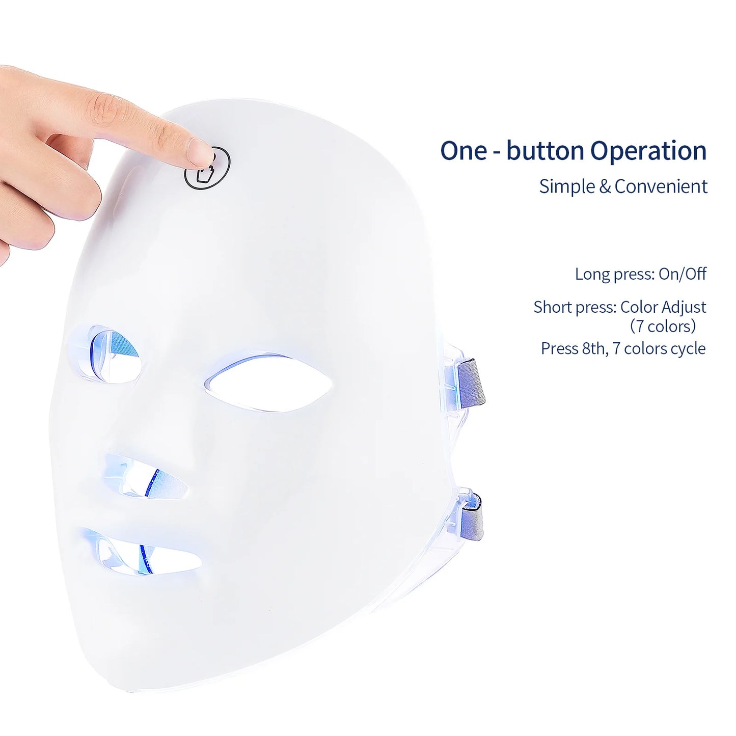 7 Colors LED Photon Facial Therapy Mask
