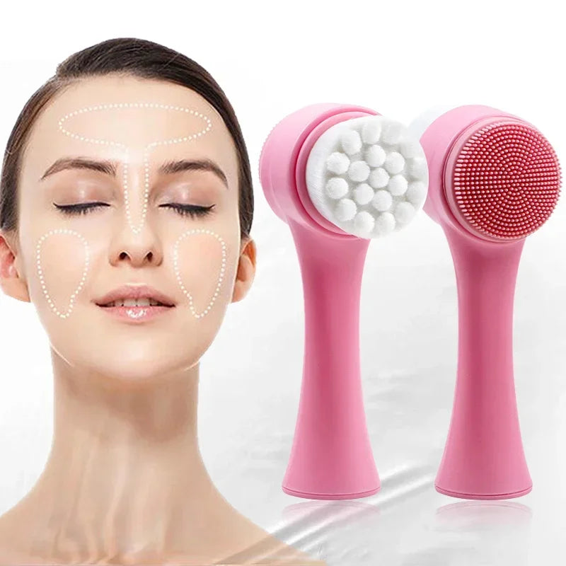 3D Silicone Facial Cleanser & Massage Brush