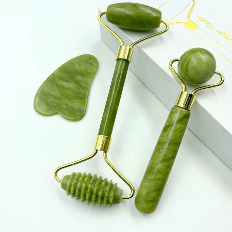 Natural Jade Gua Sha Face Massager Tool
