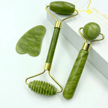 Natural Jade Gua Sha Face Massager Tool