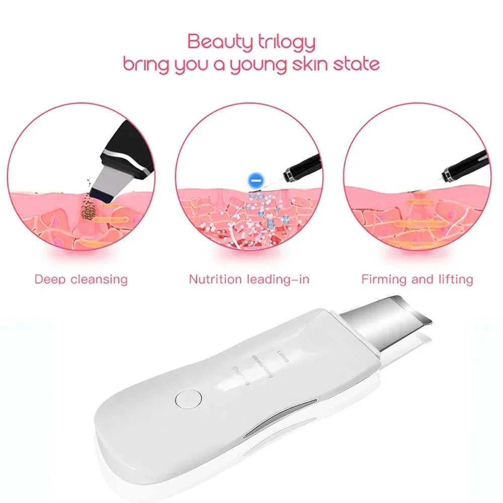 Professional Ultrasonic Skin Scrubber & Peeler