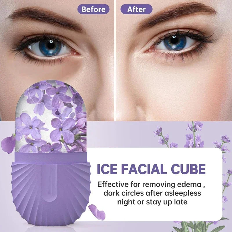 Silicone Ice Face Roller for Puffiness