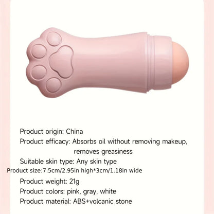 Cat Paw Oil Absorbing Roller for Face