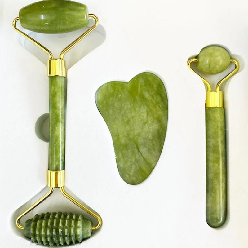 Natural Jade Gua Sha Face Massager Tool