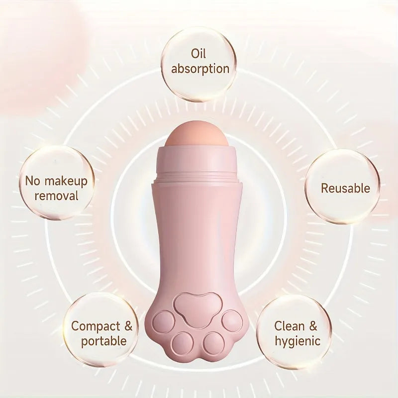 Cat Paw Oil Absorbing Roller for Face