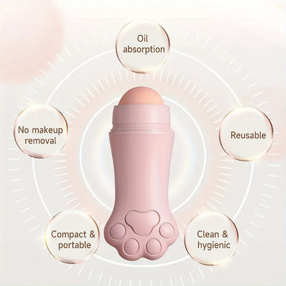 Cat Paw Oil Absorbing Roller for Face