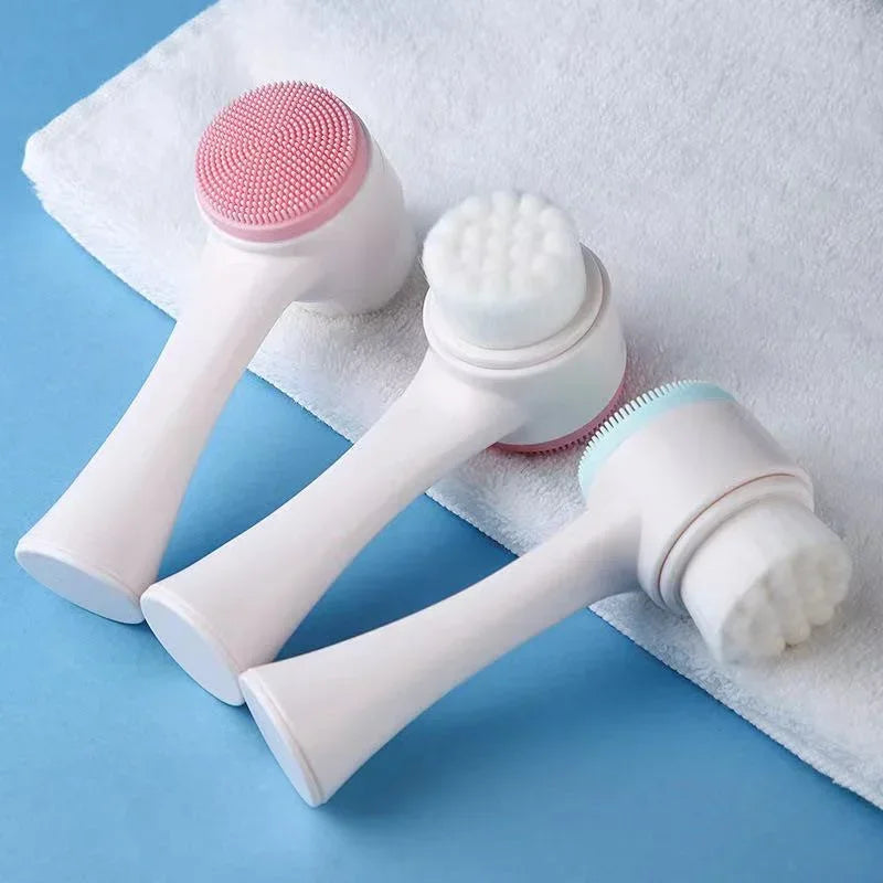 3D Silicone Facial Cleanser & Massage Brush
