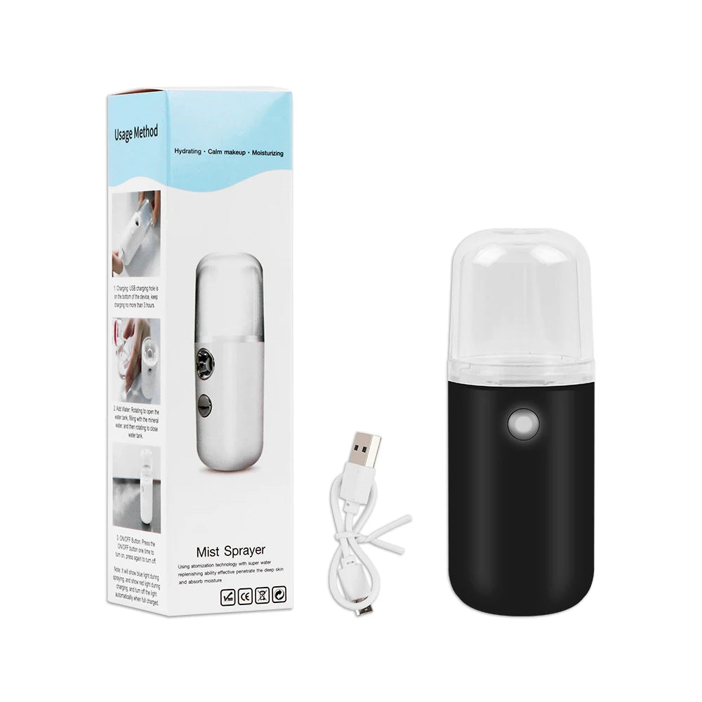 USB Rechargeable Nano Mist Face Steamer