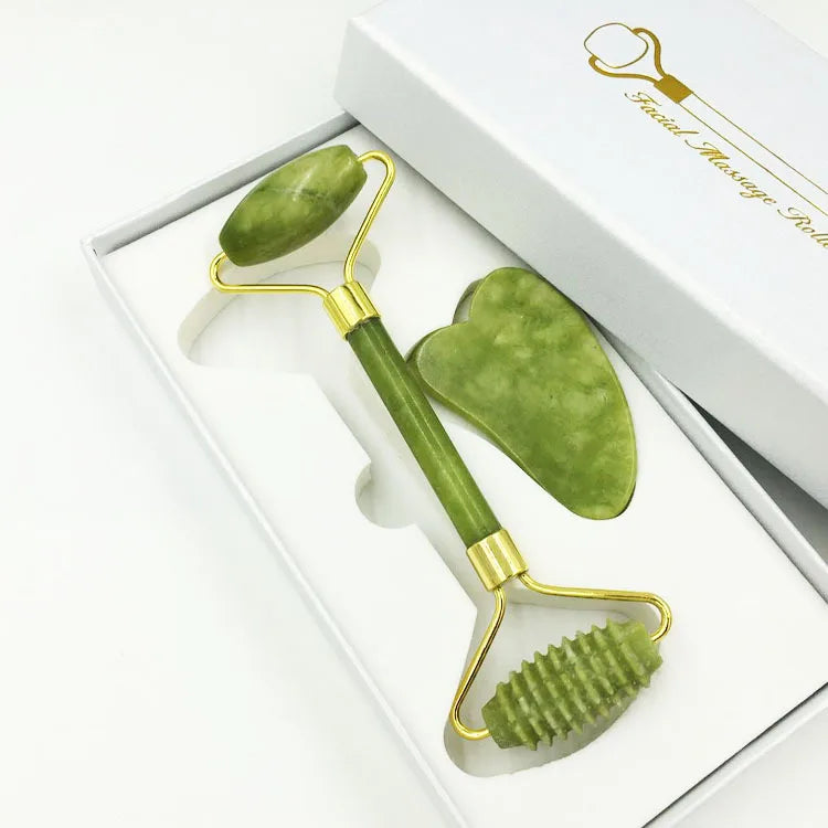Natural Jade Gua Sha Face Massager Tool